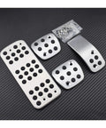 Upgrade Your Ride With Street Tough Clutch And Accelerator Pedal Pads For Peugeot 206 Cars Demanding Hardcore Grip and Heavy Duty Build Crafted From Solid Aluminum For A Knockout Fit. Set includes four heavy-duty aluminum pads with non-slip design.