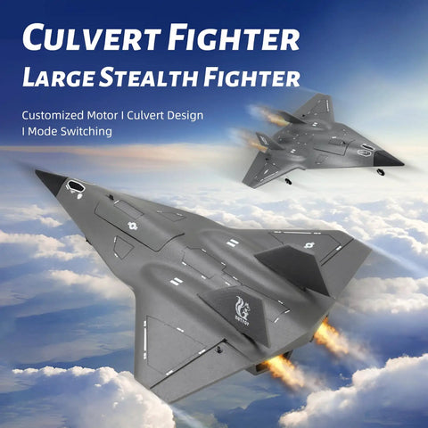4 Channel RC Plane With 2.4GHz Radio For Beginners, Lightweight EPP Foam Jet With SR 72 Recon Look flying in sky