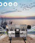 Three Quarter HP Pond Aeration Pump With Quiet Silencer, 1680 RPM, Delivers 85 Liters Per Minute Air Flow, Aerates Ponds Up To Three Acres