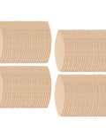 Beefy Beech Wood Joining Biscuits Set, 100 pieces shown stacked, perfect for woodworking joints and furniture repair
