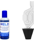 Head Gasket Tester Kit With Combustion Leak Detector 50 Tests, liquid bottle and plastic testing component, EU-made