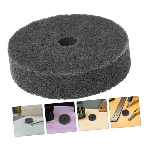 Top Shelf 6pc Nylon Polishing Buffing Wheels With 10mm Hole, 75mm diameter nylon wheel for surface restoration on metal.