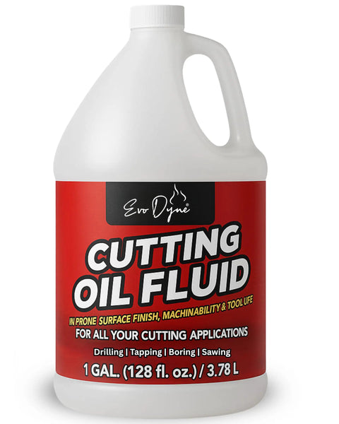 Multipurpose Metal Cutting Fluid For Drilling, Tapping, And Milling, Dope Cutting Oil For Stainless Steel, Titanium, And All Metals, Made In USA, 1 Gallon, Low Foaming Lubrication For Smooth Tool Life in 1 gallon bottle