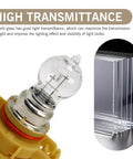 Fog Light Bulbs 12V 24W 3500K Warm White Ultra Bright Quartz Glass Shock Proof Daytime Running Light in focus