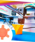 Flexible Rubber Spider Insert For Plum Couplings 40mm Outer Diameter Heavy Duty Jaw Coupling Pad shown with 3D printer