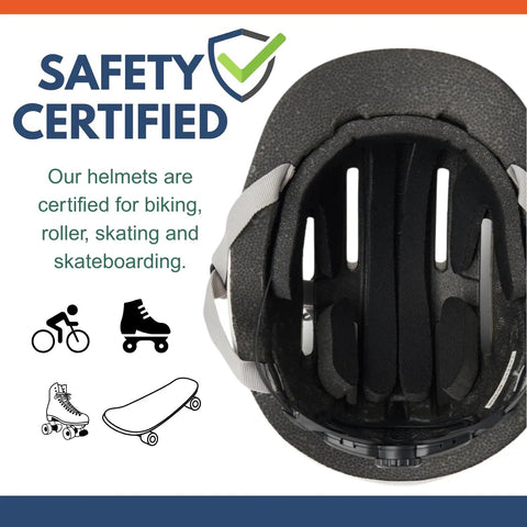 Inside view of Junior Toddler Helmet With Free Reflective Sticker Pack For Ages 1 And Up, Adjustable Dial Fit To Grow With Your Child
