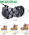 Heavy Duty Lawn Aerator Shoes With Spikes For Effortless Yard Aeration and Healthy Grass Growth durable lightweight grass spike shoes with size chart.