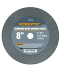 Super Handy Eight Inch Thirty Six Grit Aluminum Oxide Grinding Wheel For Your Bench Pedestal Grinder Perfect For Sharpening Up Drill Bits