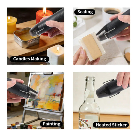 Pro Craft Heat Gun 110V 350W With Ultra Long 3.28Ft Cord used for candles, sealing, painting, and sticker heating