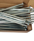 Heavy Duty 6 Inch Metal Nails 144 Pack Landscape Anchoring Spikes For Paver Edging Weed Barriers Turf Tent Stakes And More Ideal For Yard Construction Carpentry Projects in open box