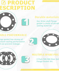 Image of Dodge Ram Dana 80 Rear Axle Flange Gasket Kit Two-Piece 926-966 with durable material and performance highlights.