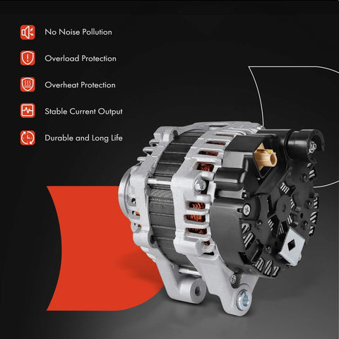 Alternator For Honda Fit 2015 2016 1.5L Automatic CVT With 12V 105A 6 Groove Decoupler Pulley Clockwise Replacement Part