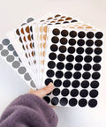 648 Pieces Screw Hole Covers Kit With 21mm Wood Textured Stickers PVC Self Adhesive Caps for furniture cabinets walls desks