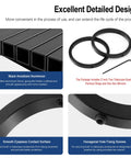 Black anodized finish of 2 Inch Telescope Eyepiece Parfocal Rings Set Of Two All Aluminum Universal Eyepiece Rings for easy swap.