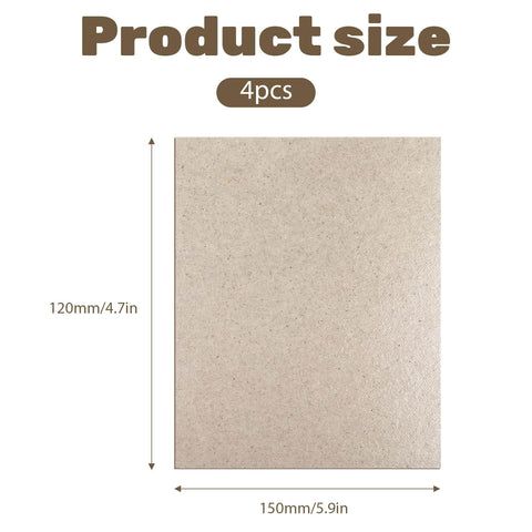 Universal Waveguide Cover For Microwave Ovens Mica Sheet Heat Shield Insulation Board Cut To Fit 150x120mm 4 Pack Product Size