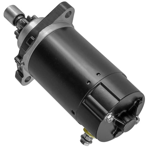 Starter Motor For Yamaha Marine Outboards Compatible With 68T 81800 00 00 6F5 81800 10 00, black metal cylinder design
