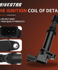 UF270 Ignition Coil Pack Set Of 8 Drop In Replacement close-up detail with four image views, for Jeep Grand Cherokee and more.