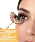 2 Pack Lash Mirror For Eyelash Extensions, Pro Grade Stainless Steel Half Moon Mirrors For Lashes, Detachable Inspection Mirrors For Beauty Pros, Clear Large Vision For Precise Angles And Flawless Lash Jobs At The Salon Or Home, crescent lash mirror close-up