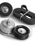 Serpentine Belt Drive Component Kit With Tensioner And Idler Pulley For 4.3L V6 Chevy GMC Engines Fits Express Silverado Savana And Sierra 2003 2014 38103 36299 Ready To Install. black belt kit