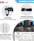 Micro-Fit 3.0 2 Pin Connector Kit Dual Row 2 Circuits Receptacle Housing Plug 3.0mm Pitch features diagram