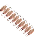 Heavy Duty Extension Springs 10 Pack Steel Coil Load Up To 50kg For Garage Doors Trailer Ramps Farm Gear Durable Carbon Steel Build That Holds Tight