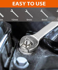 All In One 235 Piece SAE And Metric Grease Fittings Kit with wrench on fitting