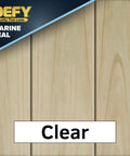 Rock Solid Marine Grade Wood Sealant And Stain For Docks And Piers With Zero Mess Clear Formula reveals clear wood appearance.