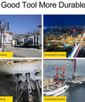 Power industry, transportation, cable laying, and shipbuilding industry showcasing Heavy Duty Electric Wire Stripper And Cutter Peeling Tool.