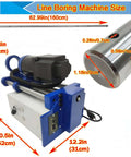JARYANNIX portable line boring machine with blue body and 110V motor for 35-80 mm bore.
