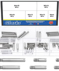 48 Piece M4 Slotted Cylindrical Pin Kit With Stainless Steel Dowel Pins In 6, 10, 16, 20, 25, 30mm Lengths Built Tough For Furniture