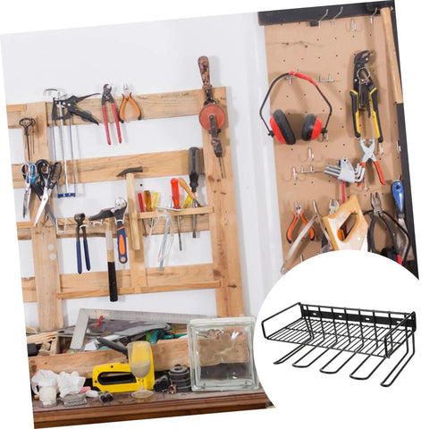 Hella Durable Power Tool Organizer Wall Mount Drill Stand And Plug N Play Charging Dock No Sweat Setup Garage Storage Rack for hanging tools.