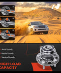 Display of rear wheel bearing and hub assembly 5 lug for Honda CRV 2007 to 2011 with axial, radial, and vertical load details.
