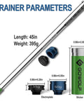Adjustable Weight Golf Swing Trainer With 35g And 50g Weights For Speed Distance And Tempo Carbon Fiber Golf Training Aid