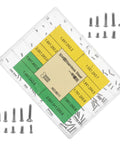 Essential Stainless Steel Watch Repair Screw Set Including Ten Individual Micro Screw Varieties For Case Back Strap Links And Clasp Maintenance Gear Built For Rapid Timepiece Adjustments And Keeping Your Pro Workbench Fully Loaded, showing assorted screws in a clear plastic case.