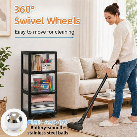 8 Pack Self Adhesive Caster Wheels With Rock Solid Triangular 3 Ball Design, Low Profile Black Rollers For Furniture And Home Gear, 15 Lbs Each, Sweet Glide On Smooth Floors Without The Hassle with 360° swivel wheels.