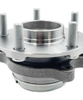 Front view of Two Piece Front Wheel Hub And Bearing Assembly Set For Altima 2007 2018 Maxima 2009 2019 Pathfinder 2013 2019