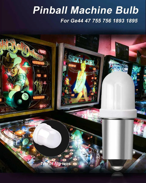 Bayonet LED Bulbs BA9S 6V 6.3V Non Polar DC AC For Pinball Machines And Vintage Electronics Warm White Light Pack Of 15