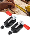 Two Pack Quick Release Push Pull Toggle Clamp For Woodworking And Metal Fabrication Pro Grade 20mm Stroke, red handles