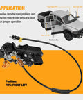 Power Door Lock Latch Actuator with Cable Front Left Driver Side for Chevrolet Silverado Sierra 1500 2500HD 3500HD, application diagram