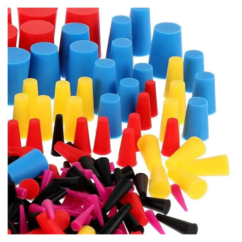 Super Cool 250 Pack Silicone Rubber Tapered Plugs Kit With 8 Sizes Fits Powder Coating High Heat Resistant Cone Set Durable Crack Proof Tool Job Site Hero Stuff, assorted plugs