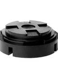 5.5 Inch Large Rubber Jack Pad Pucks Slotted For Hydraulic Floor Jacks Beveled Anti Slip Design With Cross Slots