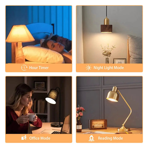 Remote Controlled A19 LED Bulb With Dimmable 3000K To 6000K Color Temperature in home lighting modes