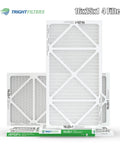 16x25x1 Air Filter 4 Pack MERV 8 Pleated Dust Defense Replacement for Home HVAC AC Furnace
