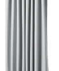 Room Darkening Blackout Window Curtains With Rod Pocket And Tie Back, 52 By 63 Inches, Light Gray, Set Of 2, 100 Percent Blackout For Total Privacy