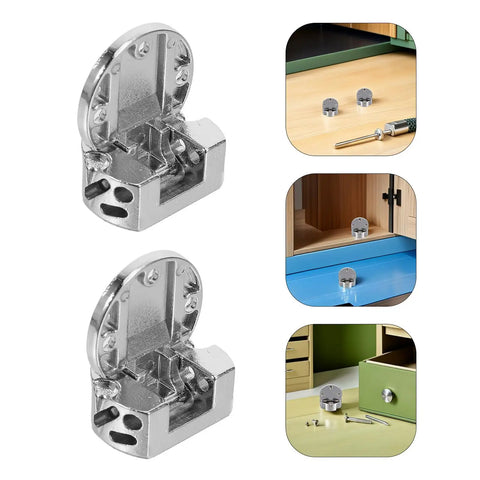 4 Pcs Zinc Alloy Folding Table Hinges Concealed Round Edge Flip Hinges Heavy Duty Cabinet Door Replacement with installation examples