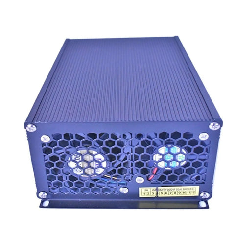 Beefy 1500W 12V To 13.8V Switching Power Supply For Industrial Control Equipment, 125A Output, rear view with cooling grille