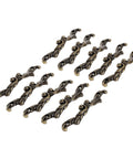 Antique Brass Arch Style Decorative Pull Handles Set Of 10 For Mini Jewelry Boxes Drawers Cabinets And Chests 2.95 X 0.59 Inches 54mm Hole Spacing Zinc Alloy Durable Hardware Screws Included