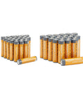 Heavy Duty Aa And Aaa Alkaline Battery Value Pack With 24 Each for Toys Game Controllers Flashlights And Digital Cameras, 48 Count.