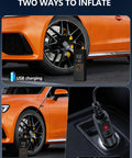 Portable Tire Inflator Air Compressor With 150 PSI Cordless Convenience On The Go USB Output Dual Power 6000mAh Battery