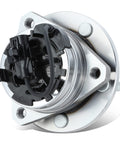 Front Wheel Bearing Hub Assembly With ABS Sensor Plug For Chevy Cobalt HHR Malibu Pontiac G6 Saturn Aura 2004 To 2012 Driver Or Passenger Side Bare Steel Replacement Ready To Bolt In